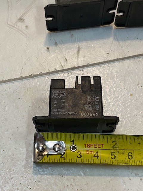 6 Quantity of Omron Relays G8P-1C2T-F 24VDC 250VAC 0675H2 (6 Quantity)