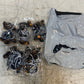 (200 Quantity) 4 Bags of 50-Pack Mini Round 3/4" Clear Lens Amber LED Buttons