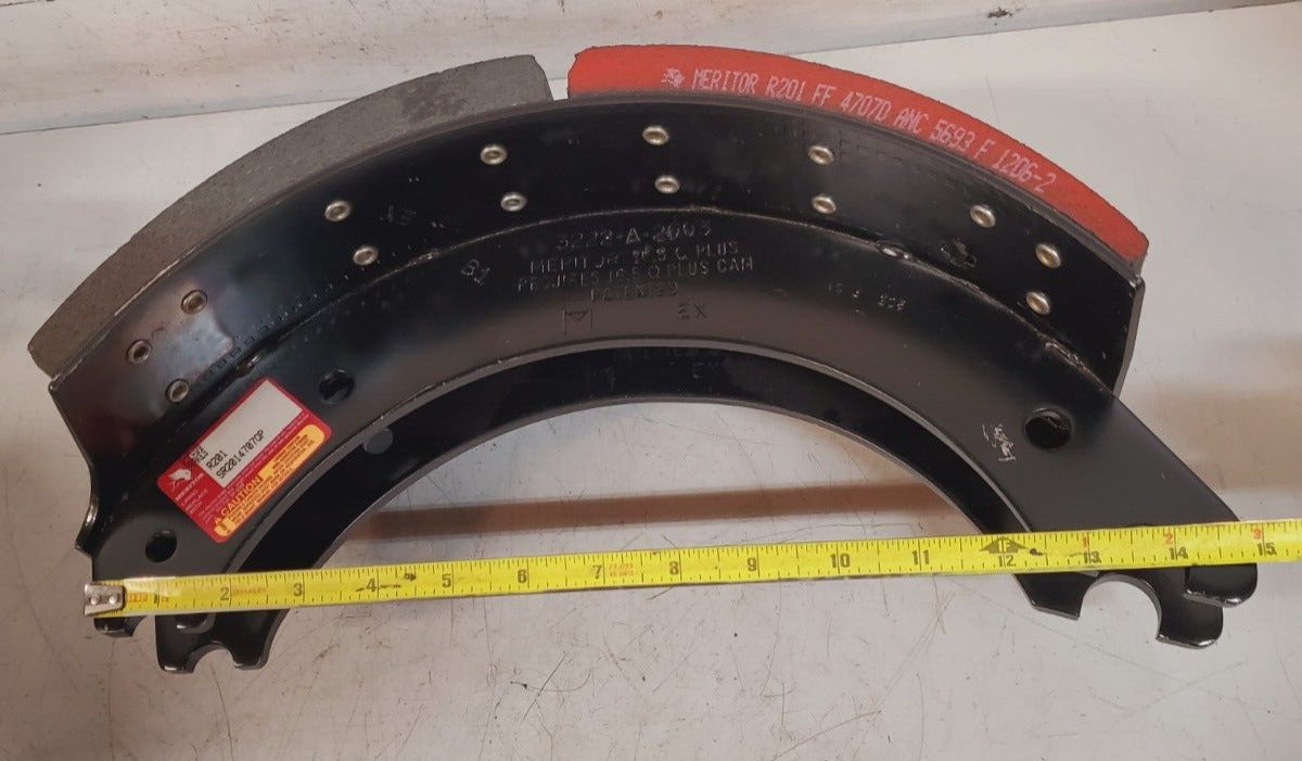 Meritor Q-Plus Brake Shoe SR2014707QP | 3222-A-2005 | R201 FF 4070 ANC 5693