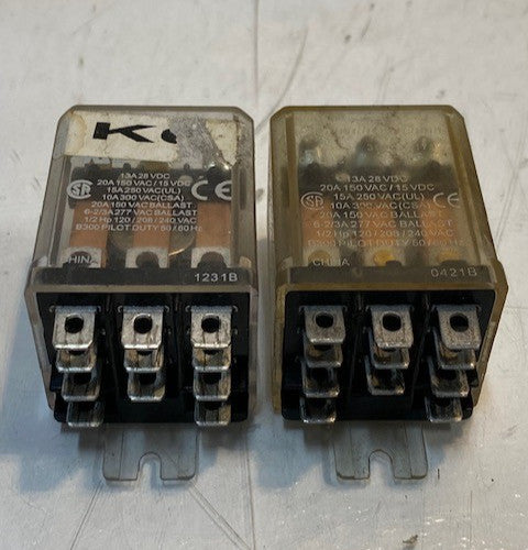 2 Quantity of Magnecraft 389CX-178 Power Relays 24VDC 20Amps (2 Quantity)