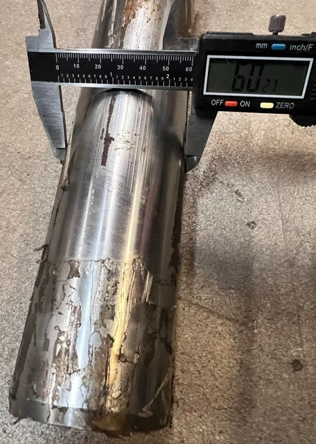 Hydraulic Cylinder Rod For Trencher Or Skid Steers 44in Length Steel Ram Shaft