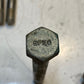 6 Quantity of SPEC Hex Head Screw Bolts 5" Long 13mm Thread (6 Quantity)