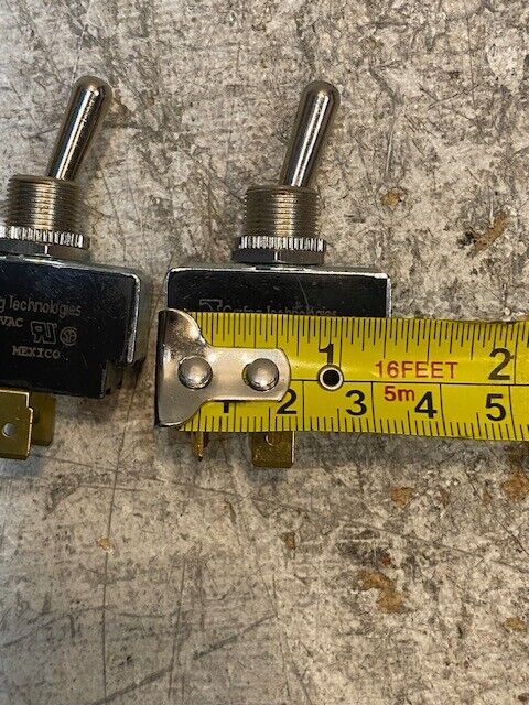 3 Quantity of Carling Technologies 1422R Toggle Switches 20A 250VAC (3 Qty)