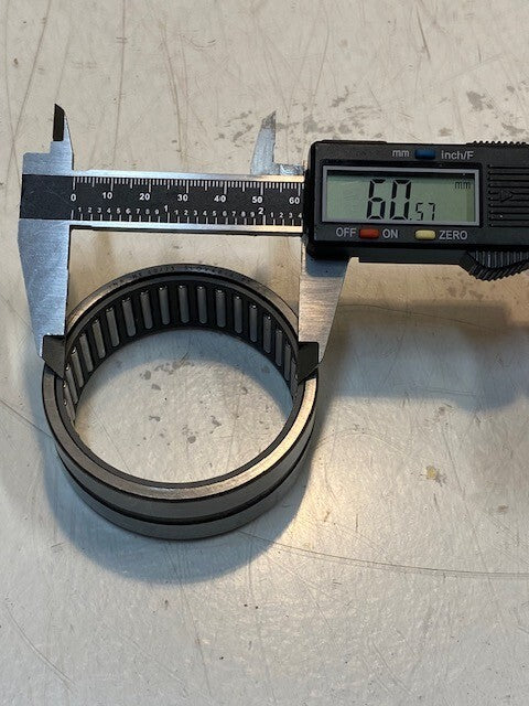 2 Quantity of INA NK 60/25 Machined Needle Roller Bearings 72x61x25mm (2 Qty)
