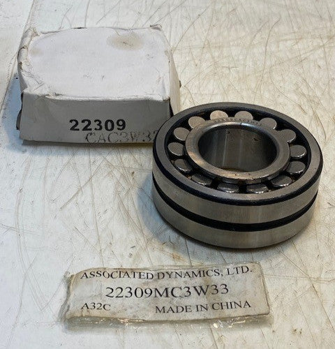 Associated Dynamics 22309MC3W33, 22309CAC3W33 Spherical Roller Bearing 45x100x36