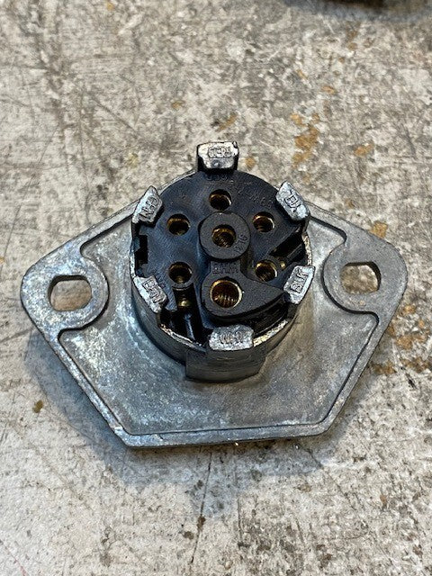 3 Qty of SAE J560 7-Pin Round Vehicle-Side Female-End Sockets 59W-7-3 (3 Qty)