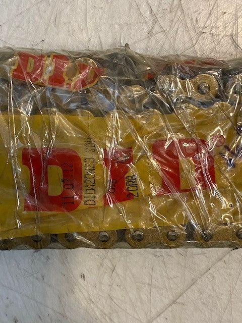 D.I.D Super Non O-Ring 420NZ3 130 Length Gold/Black Chain