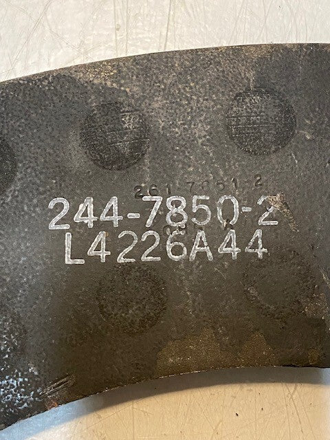 17" Long Brake Pad 244-7850-2 | L4226A44 | 261-7651-2 | 36mm Bore 5-1/2" W