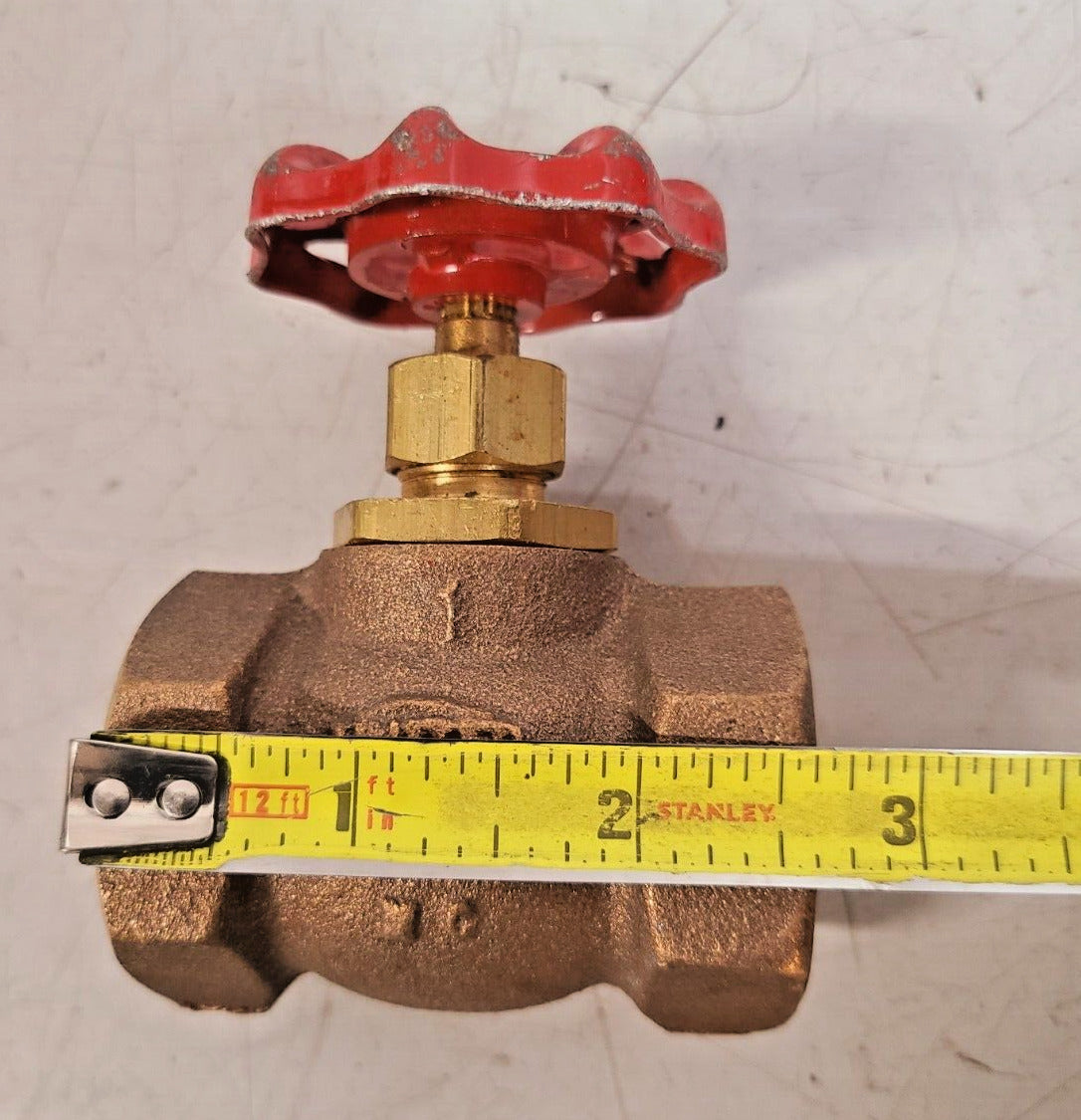 United Brass Works 1" Globe Valve 200 WOG