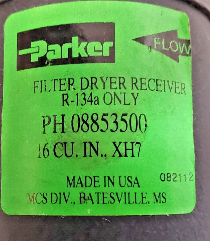 Parker Filter Dryer Receiver R- 134a Only | PH-08853500 | 16 CU.IN. XH7 | 082112