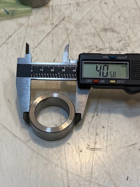 5 Quantity of Doosan D700572 Spacers 41mm OD 30mm Bore 15mm Wide (5 Quantity)