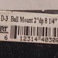 Curt Hitch Ball Mount 45030 | V-5 | 6000 Lb Load | 600 Lb Tongue