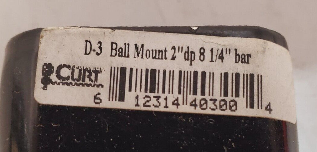 Curt Hitch Ball Mount 45030 | V-5 | 6000 Lb Load | 600 Lb Tongue