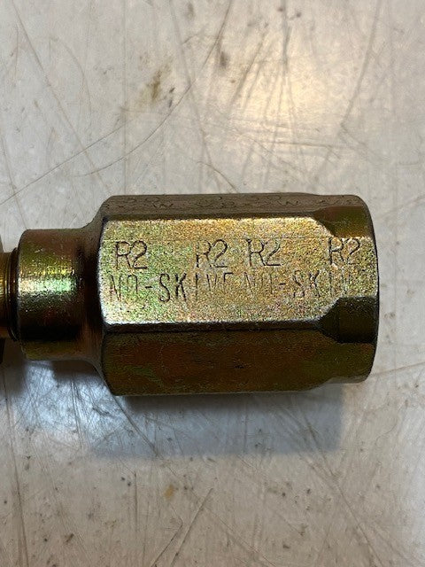 Parker 30 Series 3/8x2W R2 No Skive PB8D 34-42 KD8D Hydraulic Hose Fitting