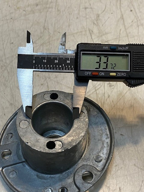 Boat Teleflex Helm Mount Base Plate Inner Casing 4-1/4" Dia. 22mm Bore 34mm Bore