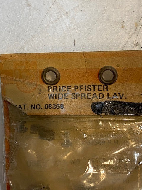 Pack of 2 Price Pfister Wide Spread Lav. Cat. No. 08368