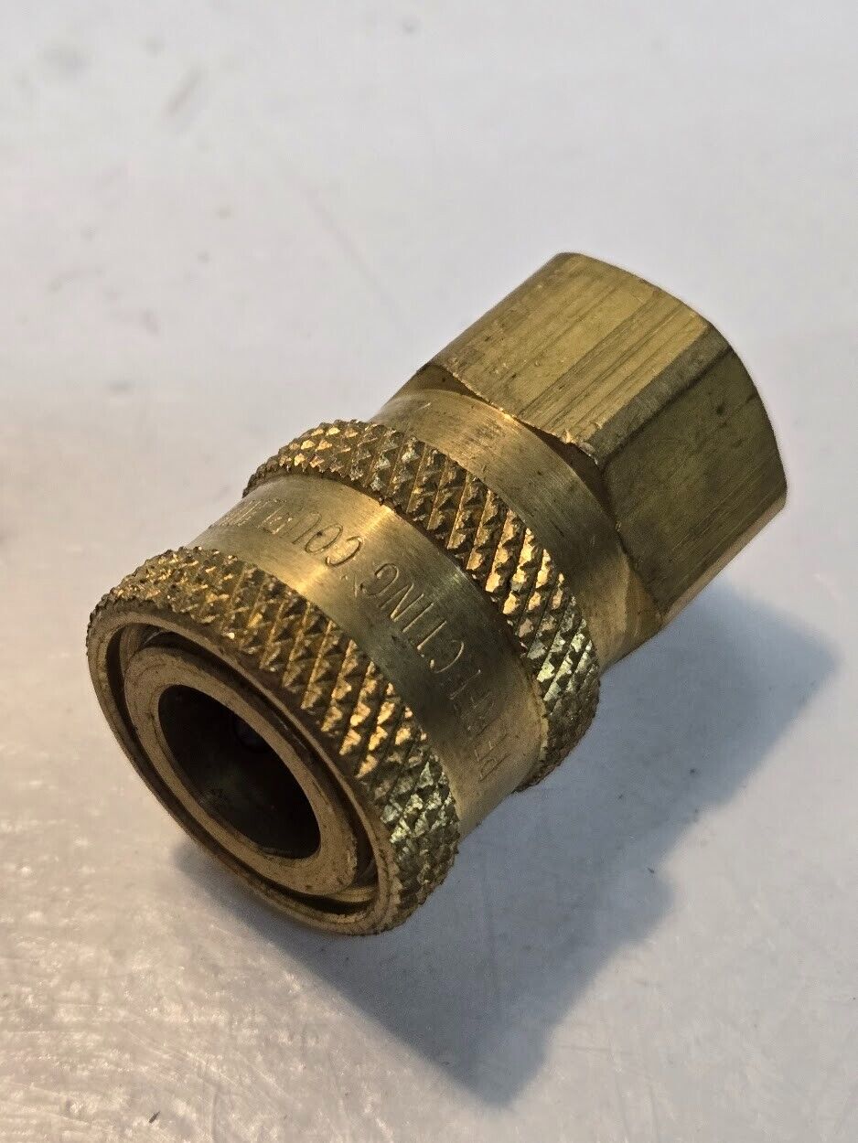 16 Quantity of Perfecting Coupling Series E 1/4" Quick Couplings FNPT (16 Qty)