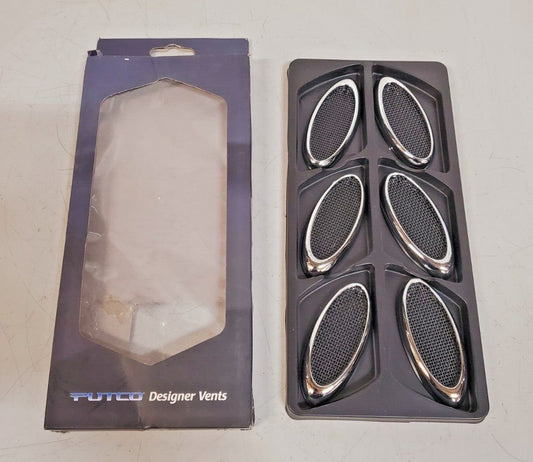 6 Qty of Putco Designer Vents Port Hole Accents Oval Style 010536925074 (6 Qty)