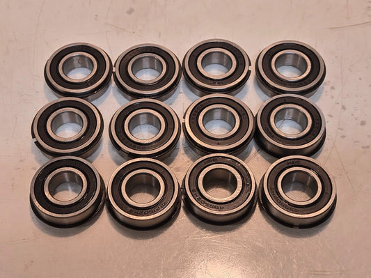 12 Quantity of HBC Snap Ring Ball Bearings 499502HS | 1-3/8 in OD (12 Qty)