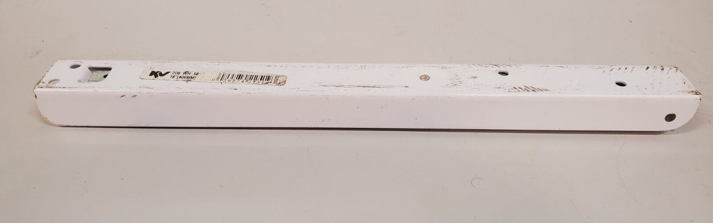 Knape and Vogt Extra Duty Folding L-Bracket 16" White 206 WH 16