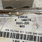 Sun Hydraulics Flow Control Part 9101-22CB03, 4900089-001, 9107-22C-113-007