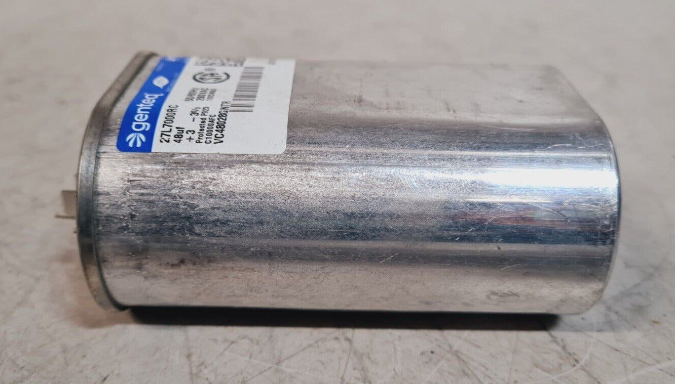 Genteq Motor Run Capacitor 27L7000RC | VC48028GNTR | JC1182370 | 1438 | 0021