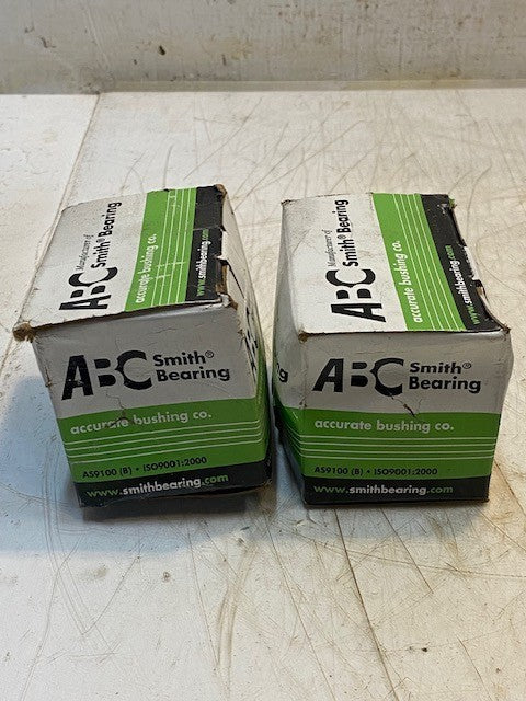 2 Qty of ABC Smith CR-2-1/4-X Cylindrical Cam Follower Needle Bearings (2 Qty)