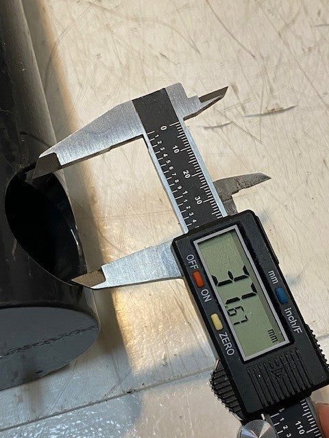 Hydraulic Tilt Cylinder 23-1/2" Long 3-1/4" OD 38mm Bore 32mm Bore