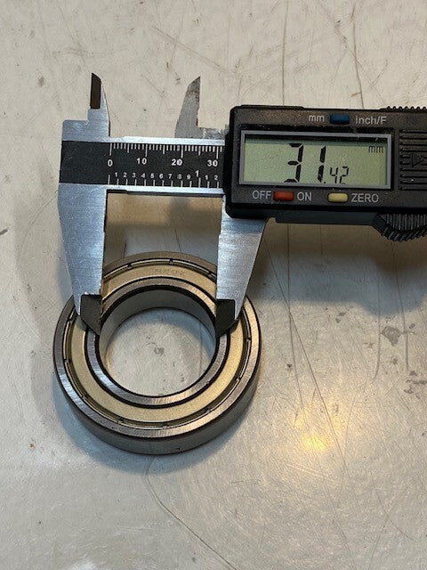 2 Quantity of KYK Bearing R20-ZZ-SRI2 | 57mm OD 31mm Bore 13mm Thick (2 Qty)