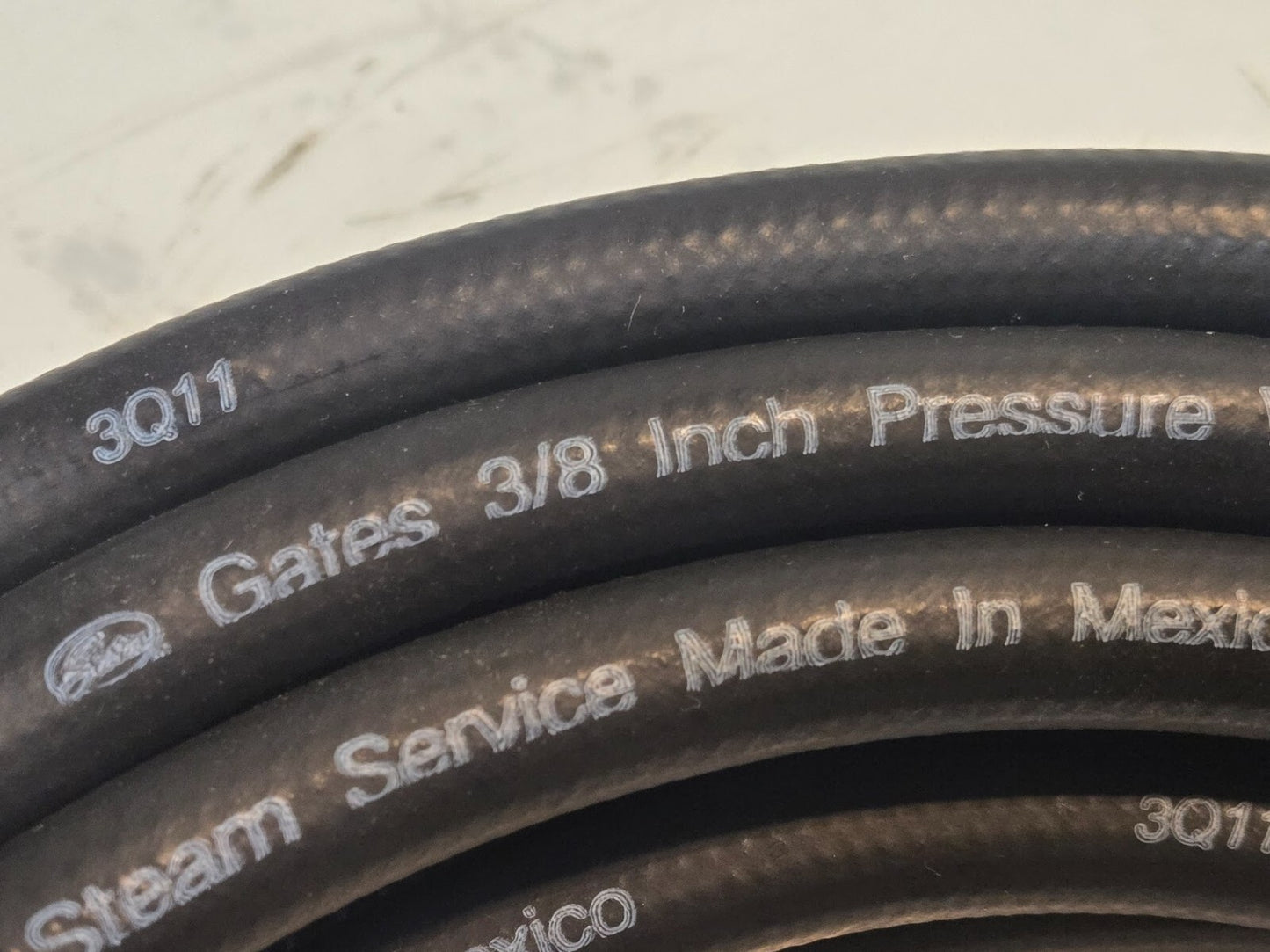 Gates Pressure Washer Hose Assembly 6PW6MP6MPX600BR 50' Long 3/8" Hose 3/8" MPT