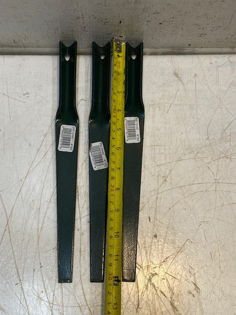 3 Quantity of Green Steel Landscape Edging End Stakes #10ES 12" Long (3 Qty)