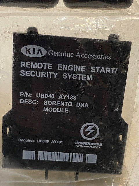 KIA Sorento DNA Module Remote Engine Start Security System UB040 AY133