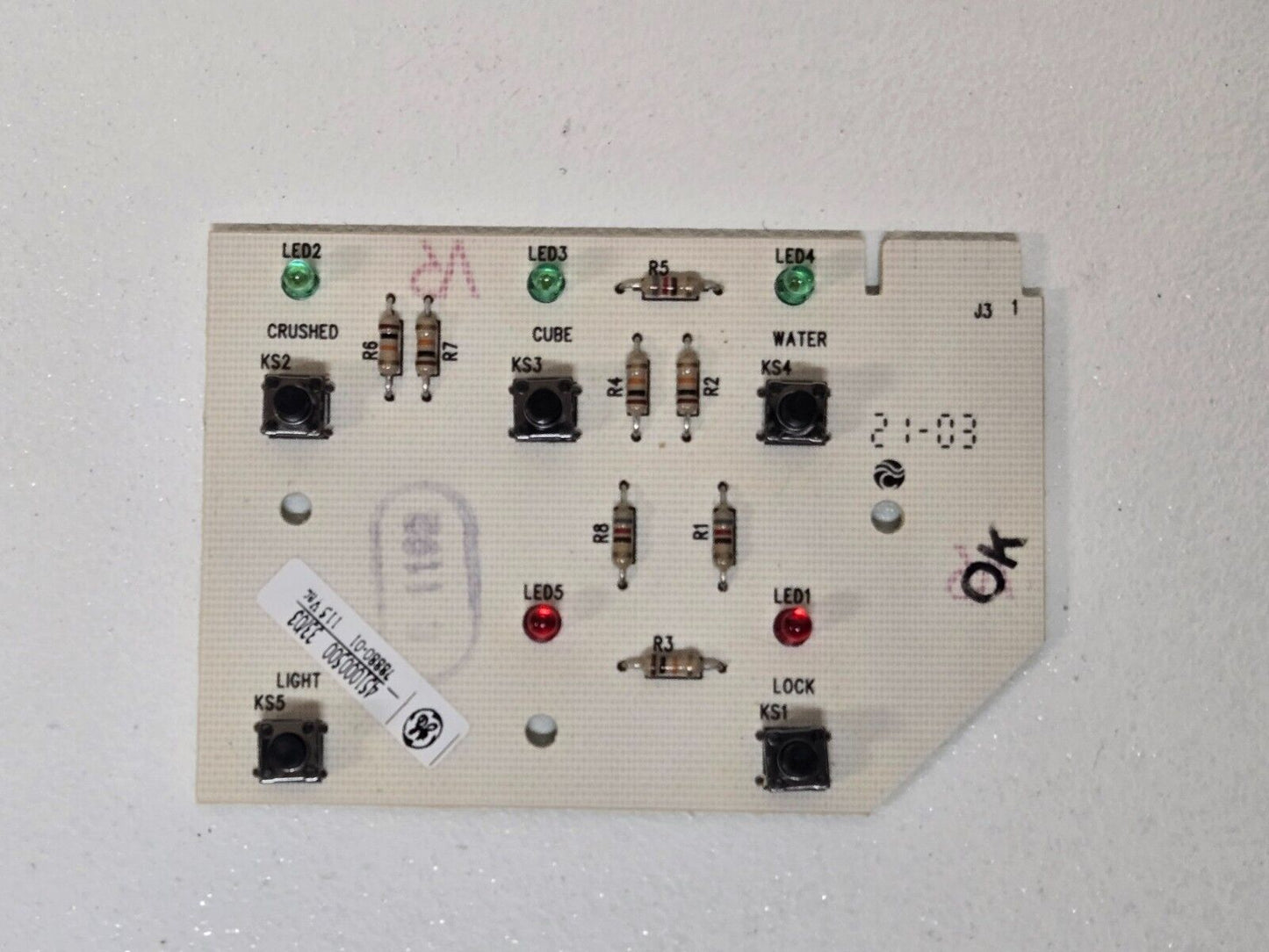 Maytag Dispenser Control Board 61500277