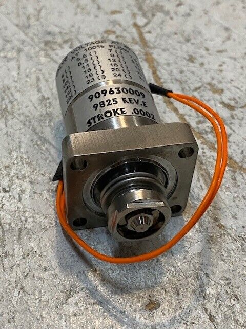 Valve Voltage 40Psi 909630009 | 9825 REV.E | Stroke .0002