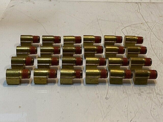 24 Quantity of 90 Degree Male Elbow Fittings 32mm L 11mm ID 13mm Thread (24 Qty)