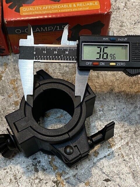 4 Qty of American DJ O-Clamp/1.5 360 Degree Wrap Around Clamps 488014 (4 Qty)