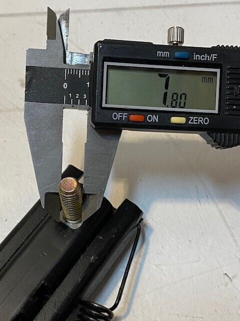 2 Pair of Seat Sliders 12-1/2" Length 1-1/2" Width 7/8" Thickness 8mm Screw