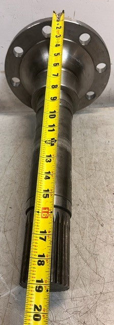 Flanged Rear Axle Shaft 695B Splined Drive End Replacement For Tractor 18-1/2in