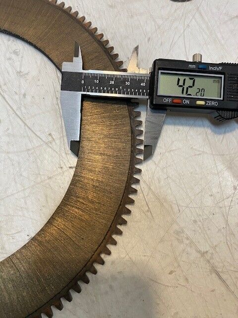 Crawler Loader Winch Clutch Friction Disc Plate 119-Teeth 10" OD