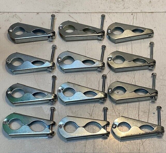 12 Qty of Upper Trampoline Enclosure Hardware Hinge Clamp Connectors (12 Qty)