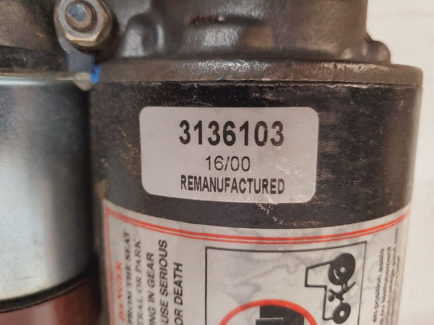 Starter Remanufactured 3136103 | 16/00