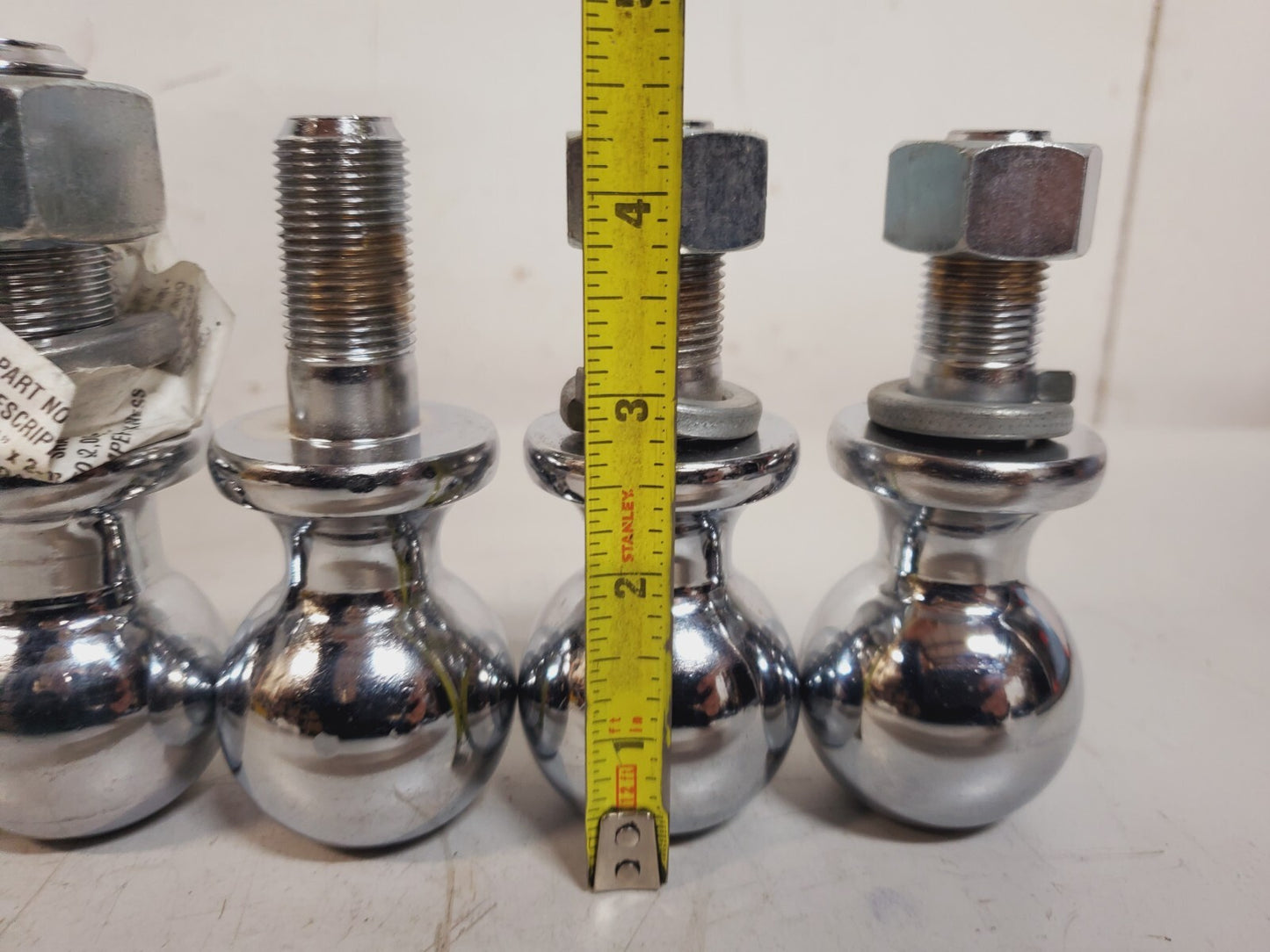 6 Qty. of Valley Reese Hidden Hitch | Hitch Balls 1-7/8" 2000 Lbs (6 Qty)