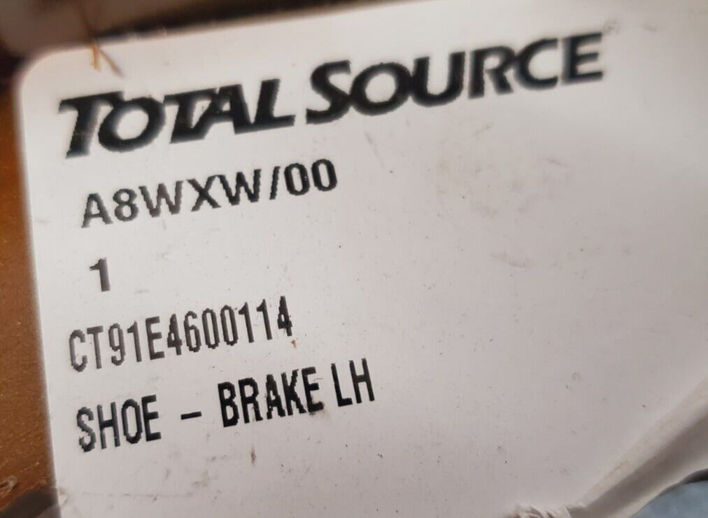 Total Source Shoe Brake LH A8WXW/00 | CT91E4600114