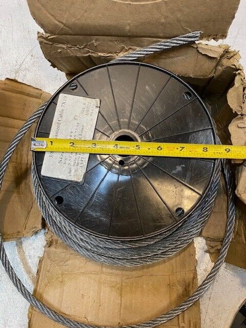 150 Feet of 3/8" Galvanized Cable 7x19