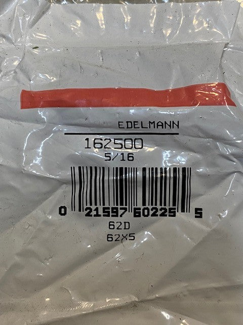 5 Quantity of Edelmann 162500 Brass Compression Fittings 5/16 (5 Quantity)