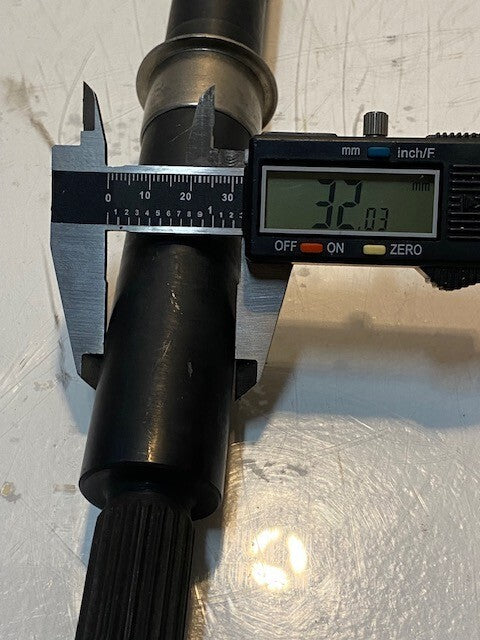 Washing Machine Shaft Bearing 20-Spline 22mm Small End 30mm OD Big End 32mm OD