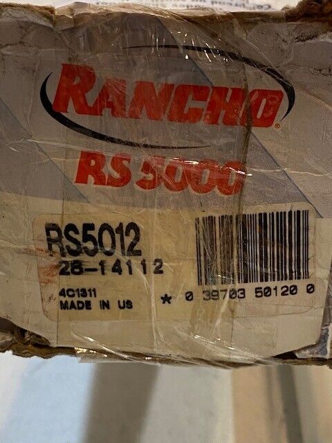 Rancho RS5000 Shock Absorber RS5012 | 28-14112 | C131X1