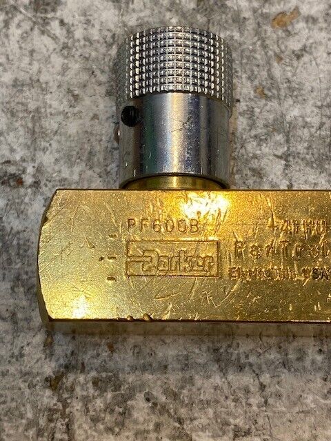 Parker Hydraulic Flow Control Valve PF600B