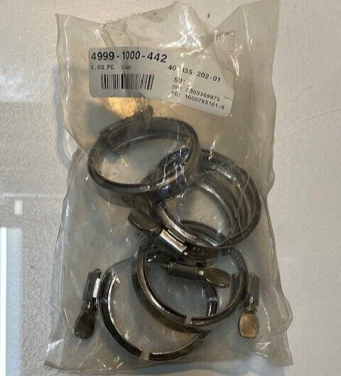 5 Quantity of 5.00 PC V-Band Clamps for 2" Pipe 4999-1000-442 (5 Quantity)