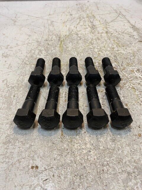 10 Qty of Caterpillar CAT 5F Hex Head Bolts 2-3/4" Long 16mm Thread (10 Qty)